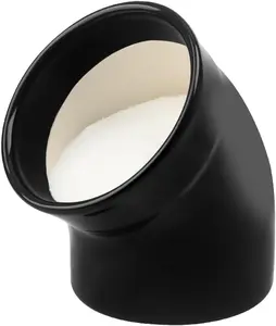 Salt Pig, Dishwasher Safe Ceramic Salt Cellar Modern and Minimalist, Salt Pig Ceramic for Convenient Access to Seasoning, Wide Caliber Salt Holder for Counter, Black Kitchen Pepper Spice Traditional Utensils Handmade Smooth