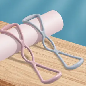 8-shaped pull rope, chest expander to improve hunchback, yoga 8-shaped puller, elastic band home office fitness equipment