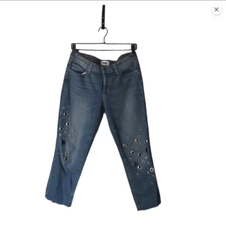 Paige Jeans open metal grommet Size 26