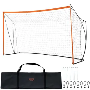 12 X 6 Ft Portable Soccer Goal For Kids, Backyard Training Net With Carry Bag, Sturdy Frame, Weather-Resistant Net, Easy Setup, Ground Stakes Included, Ideal For Outdoor Practice And Small-Sided Games