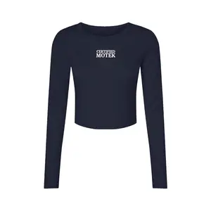 Certified Motek Long Sleeve Micro Rip Crop