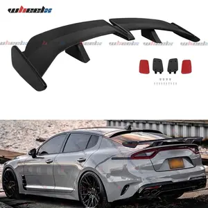 2021-2024 – Kia K5 LX/LXS/EX/GT Gloss Black Carbon Fiber Universal Spoiler 55 Inch N – o-Drill Professional Trunk Wing non-slip frontTikTokShopBlackFriday, Car Rear Spoiler
