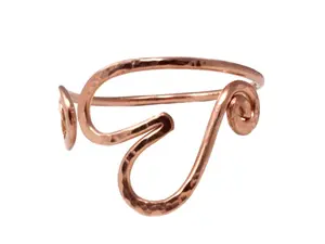 Woman's Copper Heart Bracelet, Hand Hammered Copper Jewelry, Heart Cuff Jewelry, Textured Copper Bracelet, Arthritis Cuff Bracelet, Healing