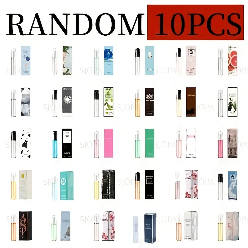 10PCS Women's Long-Lasting Mini Perfume Bottles - 5-10% Fragrance Spray, Suitable for Daily Wear and Gifting, Compact and Portable (Floral/Fruity/Woody/Musk Notes) - Ideal Choice for Perfume Enthusiasts, Birthday/Anniversary Gift for Women