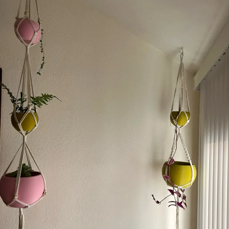 Pearl Plant Pot - Gardening Pot for Indoor Plants - 70s Decor Style