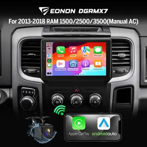 EONON Car Screen for RAM 1500 2500 3500 (2013-2018) Manual AC, Wireless CarPlay & Android Auto Car Radio Touch Screen for Dodge RAM, 9" Android 14 Car Stereo Head Unit, Steering wheel controls, GPS Navigation, BT, Wi-Fi, Sub, Backup camera, Jumpstart Sale