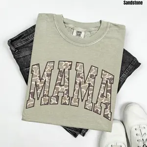 New Camo Mama Comfort Colors T-Shirt 'NLB'