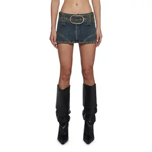 Norah Micro Skort - Denim