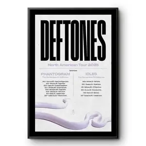 Deftones North American Tour 2025 Poster