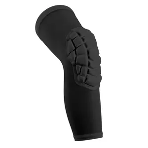 Basketball knee pads, compression leg covers for teenagers and adults, wrestling knee pads, football volleyball, pickleball, weightlifting knee pads (1 black long knee pad, Medium)