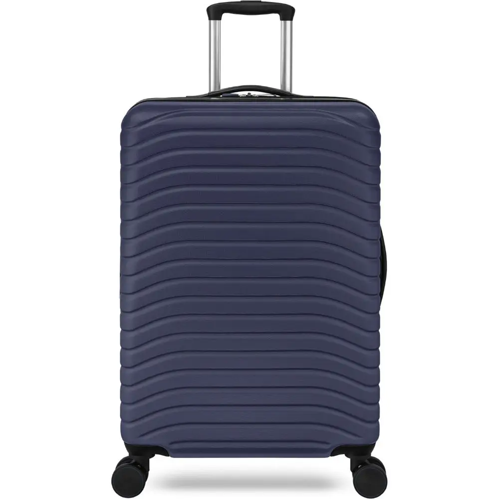 TOTAL TRAVELWARE Everest Expandable Hardsided Spinner 24-Inch Checked Medium - Navy