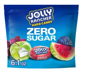 JOLLY RANCHER Zero Sugar Assorted Fruit Flavored Hard Candy Bag, 6.1 oz