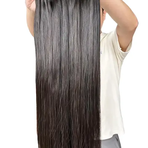 10-30 inch and 40 inch Long Hair Brazilian Silky Straight Unprocessed Human Hair bundles 1-4/set bundles Straight natural color Brazilian Virgin hair bundles Straight Hair Extensions for black woman