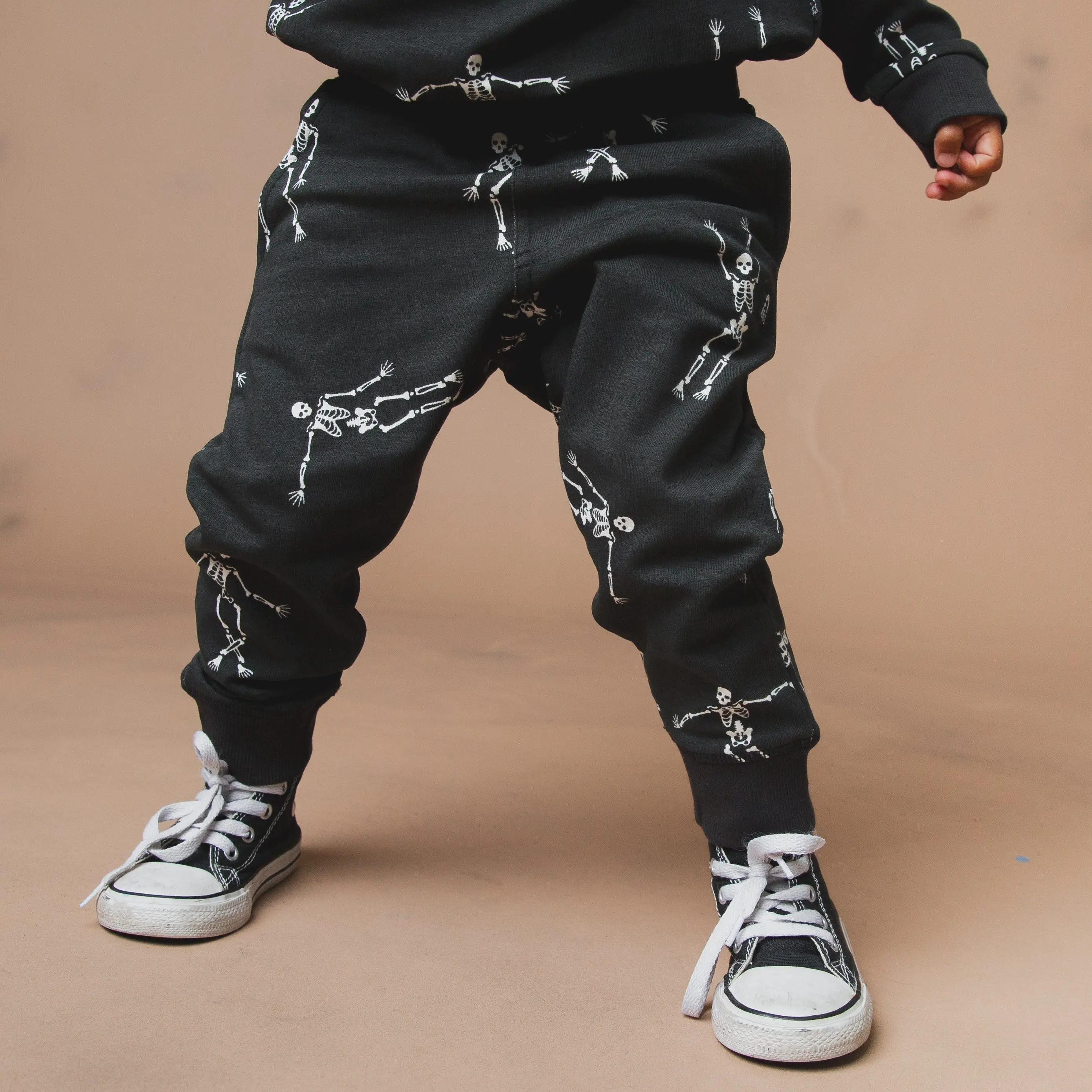 Kids Relaxed Fit Joggers - All Over Skelly