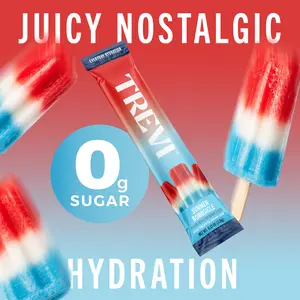 TREVI Sport Sugar Free Electrolytes - Rehydration Powder Packet Drink Mix - 40 Count - Summer Bombsicle