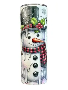 I'm Having A Melt Down Snowman - 20oz oz 20 oz. 20oz. - Skinny Straight Sublimation Tumbler - Amy's Tumbler Junkies - Your Favorite Tumbler Shop!
