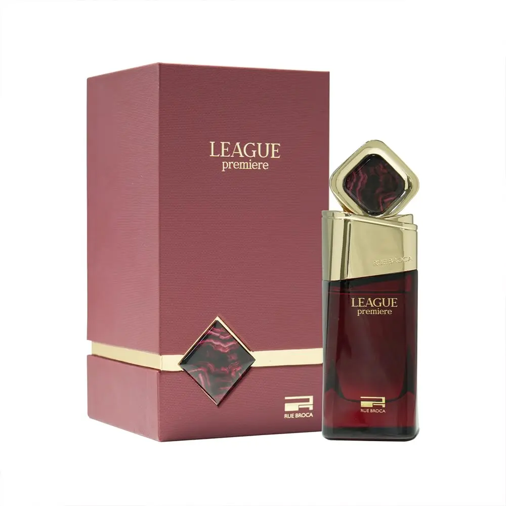 Afnan Rue Broca League Premiere Eau de Parfum (EDP) Spray, 3.4 fl oz Rose & Hibiscus Women's Fragrance with Spray Bottle