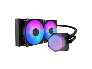 240 Elite Liquid AIO CPU Liquid Cooler, R9|Ultra 7, Ceramic Bearing Pump, Translucent a RGB Cover, 240 Radiator, PWM Fans, AMD Ryzen AM5|4, Intel LGA 1851|1700 Platform Design by Cooler Master