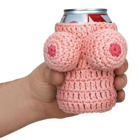 Nana’s Knitted Beer Can & Bottle Cooler – Funny Adult Gag Gift by BigMouth Inc
