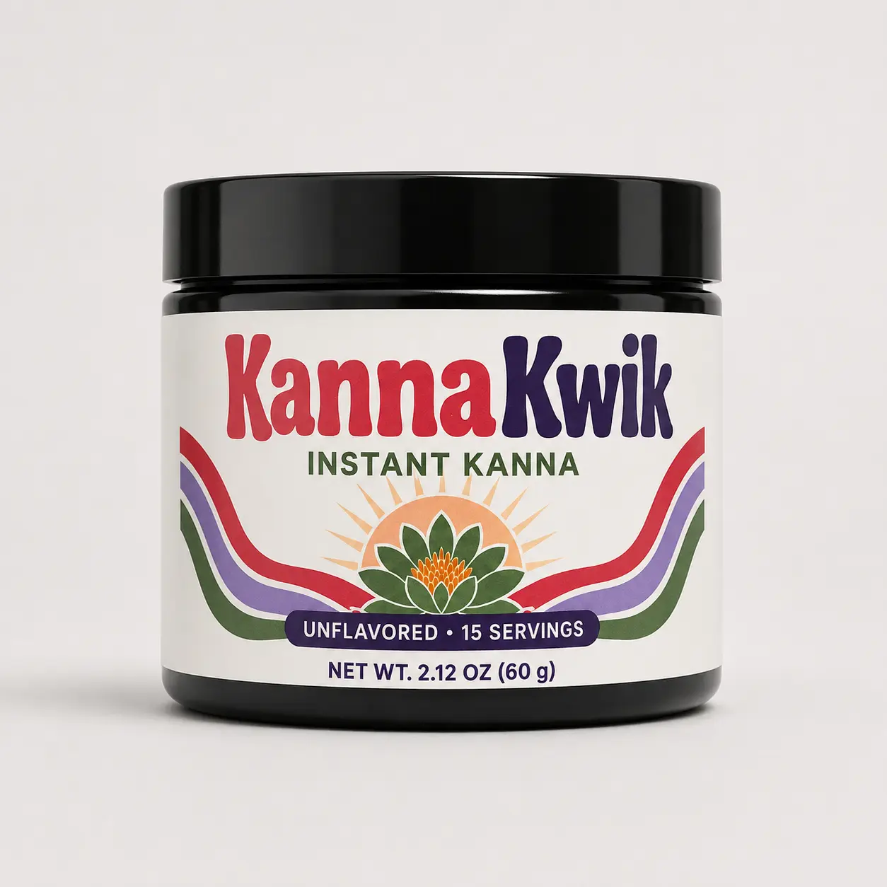 KannaKwik - Instant Uplifting Kanna Drink Mix - 15 Serving - Mood Boosting Uplifting, and Euphoric Natural Supplement Unflavored