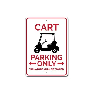 Cart Parking Sign