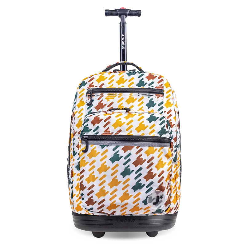 Sundance Laptop Rolling Backpack (20 Inch) in Vivid Tweed - Final Sale Travel Essentials Durable