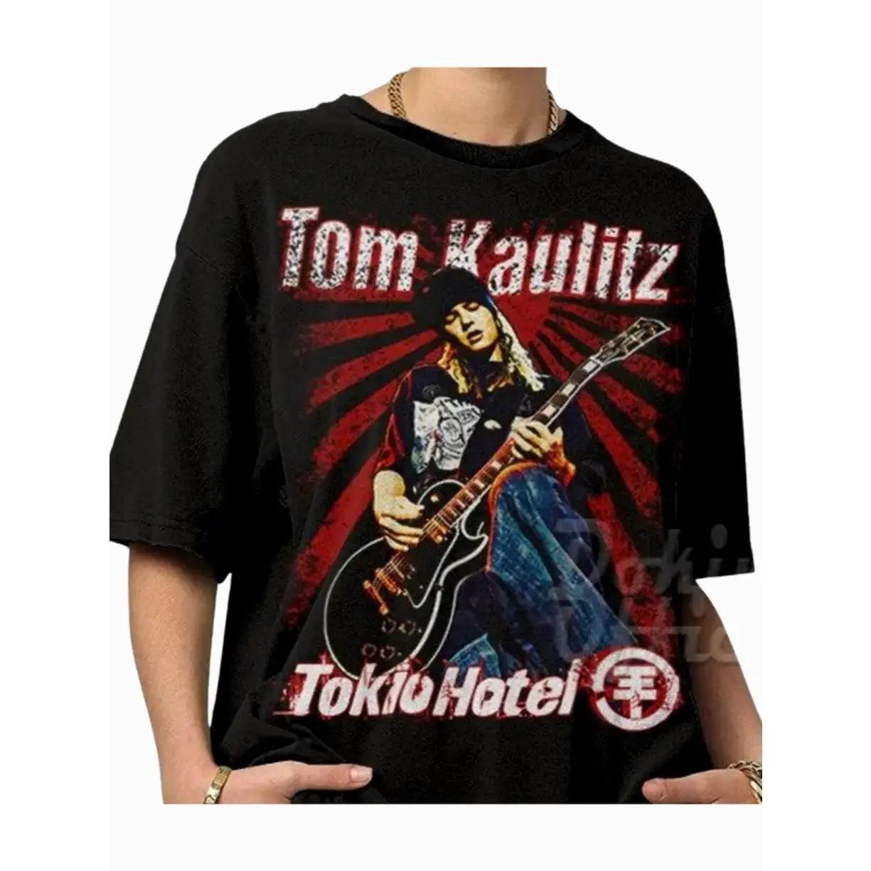 Vintage Tokio Hotel Tom Kaulitz Unisex T-Shirt, poster movie tee, Graphic Tee, Sport shirt