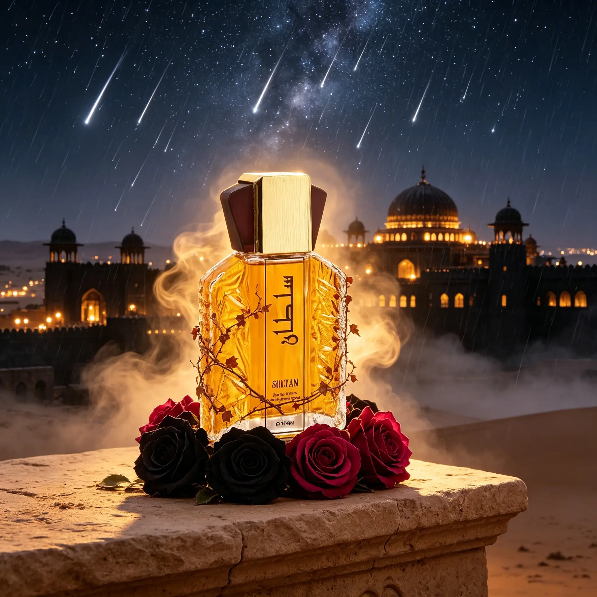 Men's Mysterious Arabian Perfume Spray - 100ml, Long-Lasting Floral & Fruity Scent, Ideal for Date Nights, Sports Gatherings