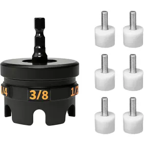 Quick Release Nut Puller Drill Bit Attachment, Fits Impact Drills, Suitable for 1/4 Inch, 3/8 Inch, and 1/2 Inch Threaded Rods