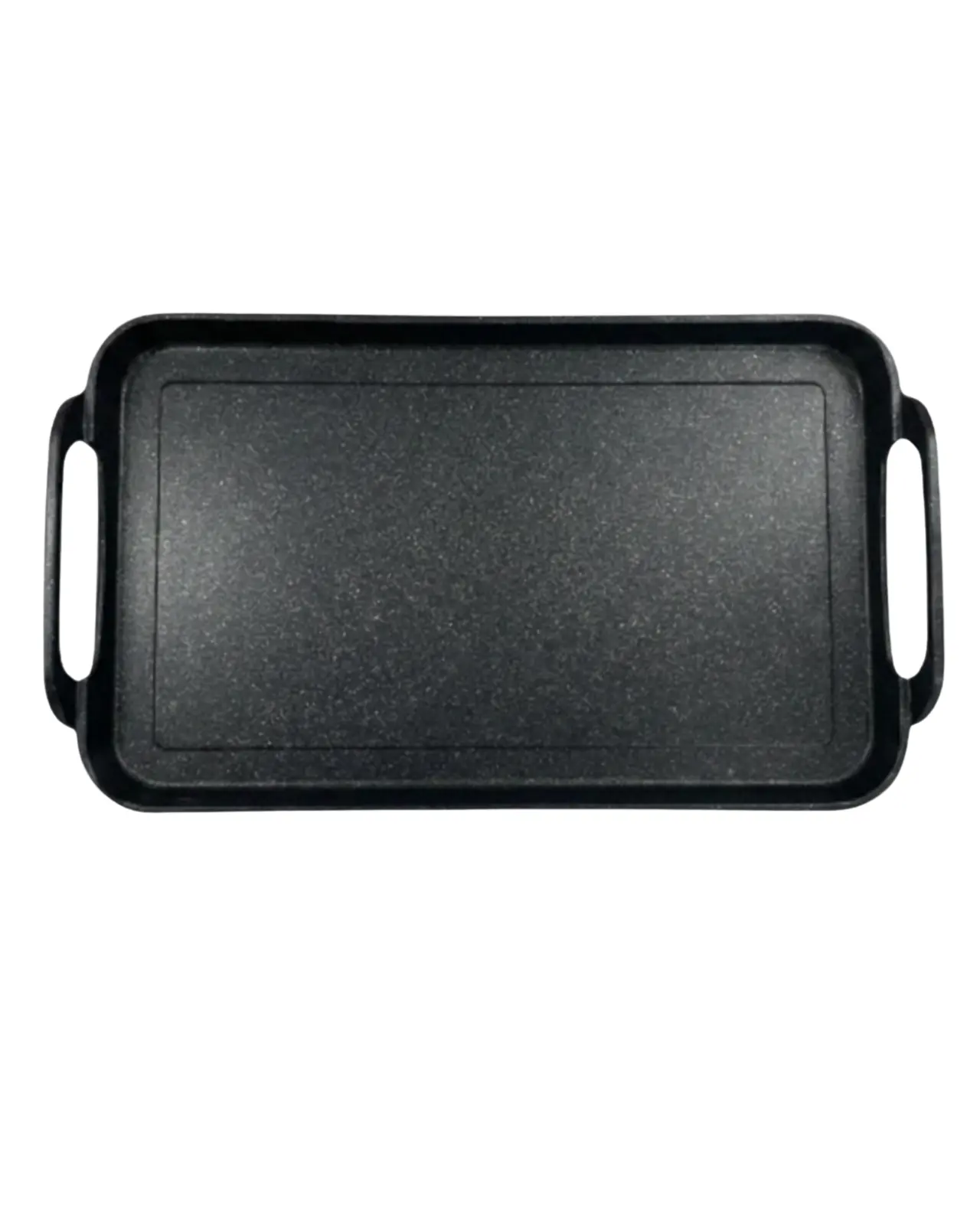 Comal Liso Antiadherente de Mármol para Dos Quemadores / Nonstick Marble Smooth Double-Burner Griddle