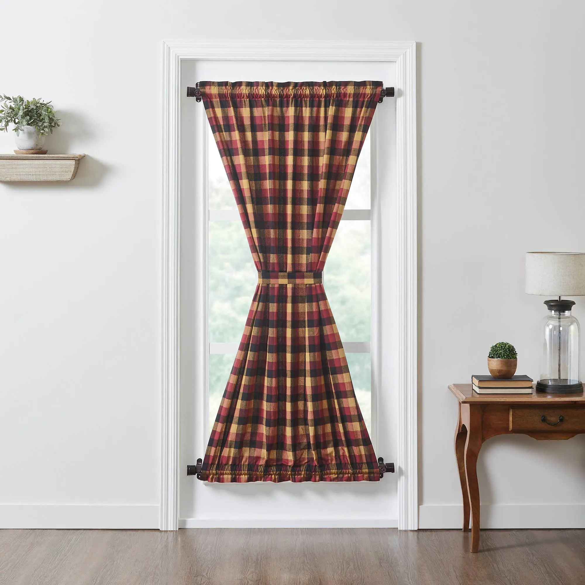 Heirloom Farm Door Panel Curtain