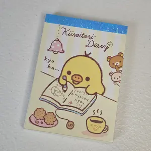 Kiiroitori San-x Mini Memo Pad Japan Kawaii Stationery Collectible Gifts