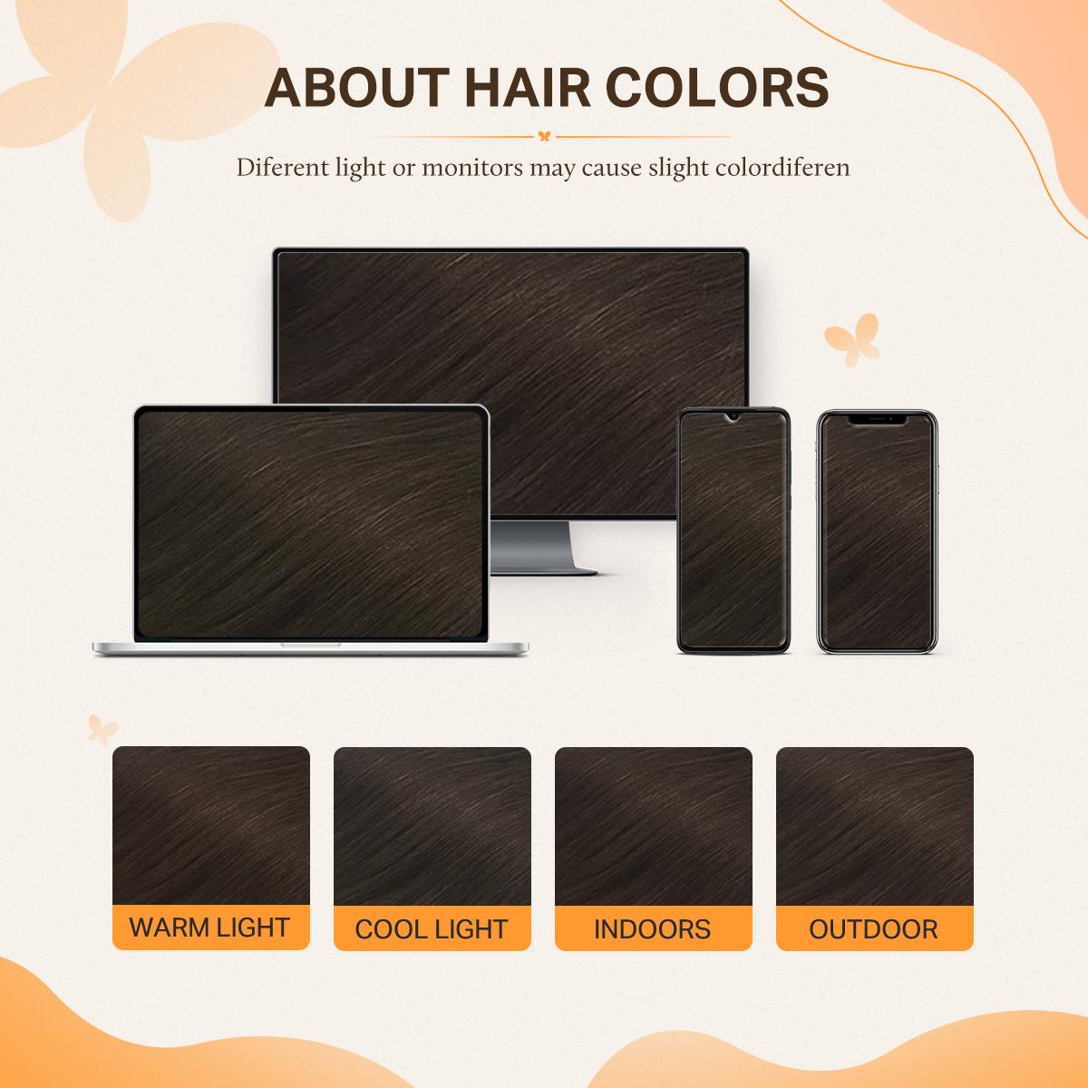 Doores Scalp Hair Fill ins Clip in Hair Extensions 100% Human Hair 2pcs/4pcs Invisible Hair Extensions for Women Natural#TikTokShopSummerSale
