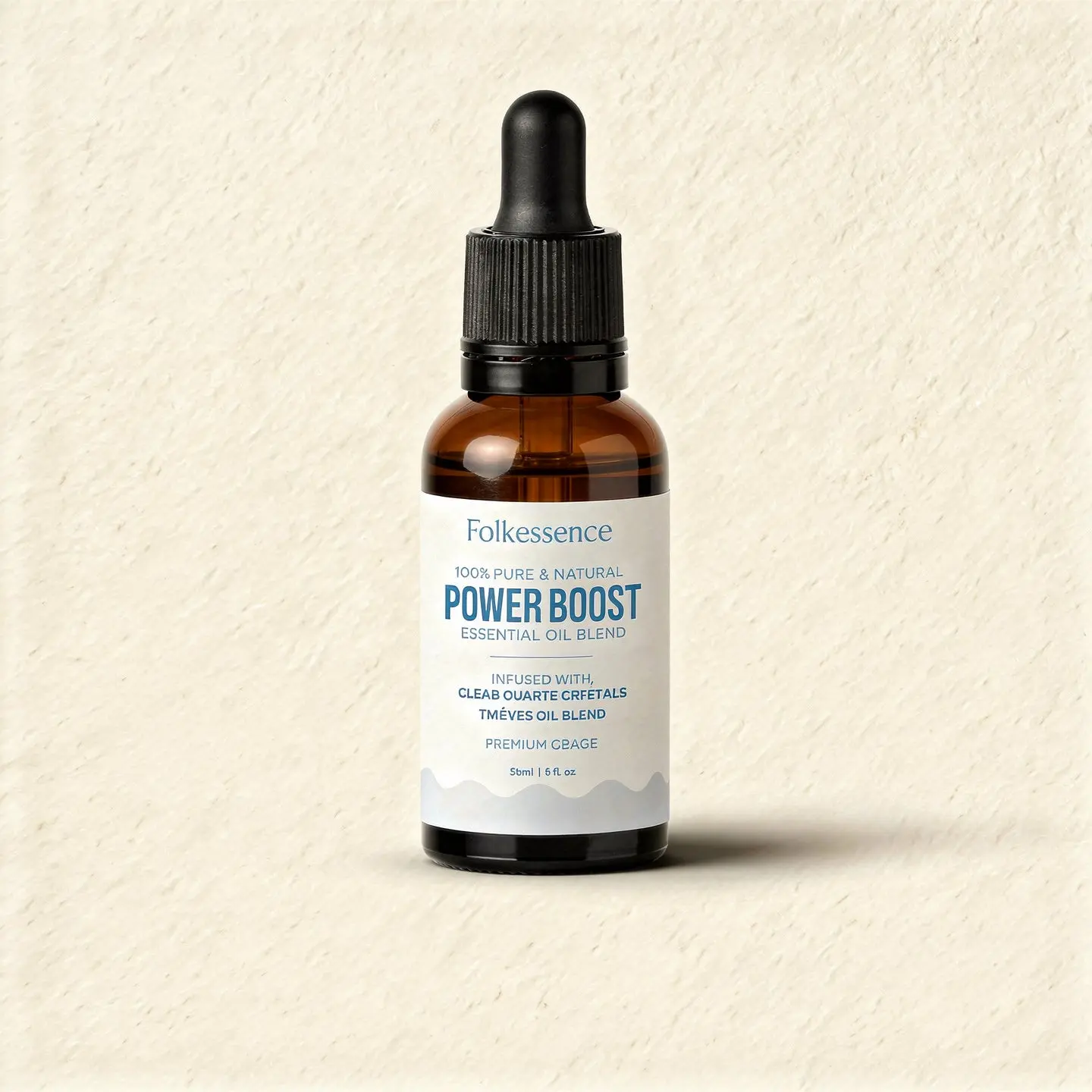 Thieves Essential Oil – 100% Pure Aromatherapy Blend with Clear Quartz Crystal (1 fl oz)