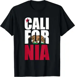 100% Cotton California Republic Bear T-Shirt