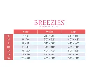 Breezies Slip Short with Lace Trim Set of 2