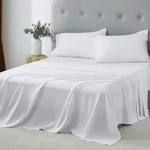 3/4 Piece Home Bed Sheet Set, Soft, Comfortable And Breathable Bedding Set, Hotel Luxury Home Summer Bedding Sheets Twin, 1 Or 2 Pillowcases, 1 Flat Sheet And 1 Fitted Sheet,Room Decor,  Ideal Gift.