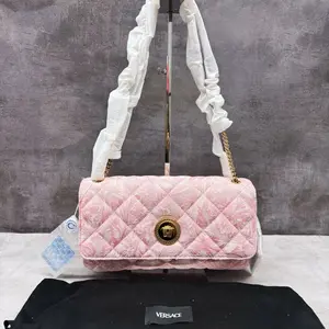 Pre-owned VERSACE Canvas Shoulder Bags 7.8'' R4019 Shoulder Bag C1894834880 0408 T3 Mia