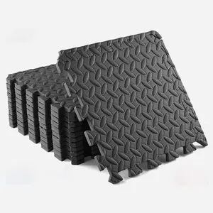 Puzzle Exercise Mat ½ Inch, Eva Interlocking Foam Floor Tiles for Home Gym, Mat for Home Workout Equipment, Floor Padding for Kids, 16 Tiles