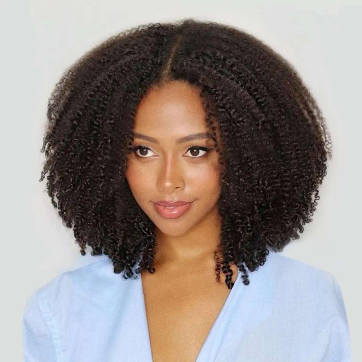 Wavymy Afro Curly Wear Go Preplucked & Pre-bleached Glueless 7x5 Lace Closure Wig with HD Lace Beginner Friendly Real Human Hair #DealsForYouDays