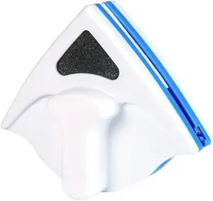 Double Side Magnetic Window Cleaner, Window Cleaner Tool, Glass Surface Wiper Cleaning Brush with Rope Thickness 3-10mm Glass