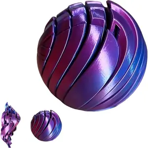 Morphslime Ball Stress Relief Toy, 3D Printed Morphsline Sphere Fidget Toy, Liquid Sensory Desk Toy for Office and Home, Kids Teens Adults Gift