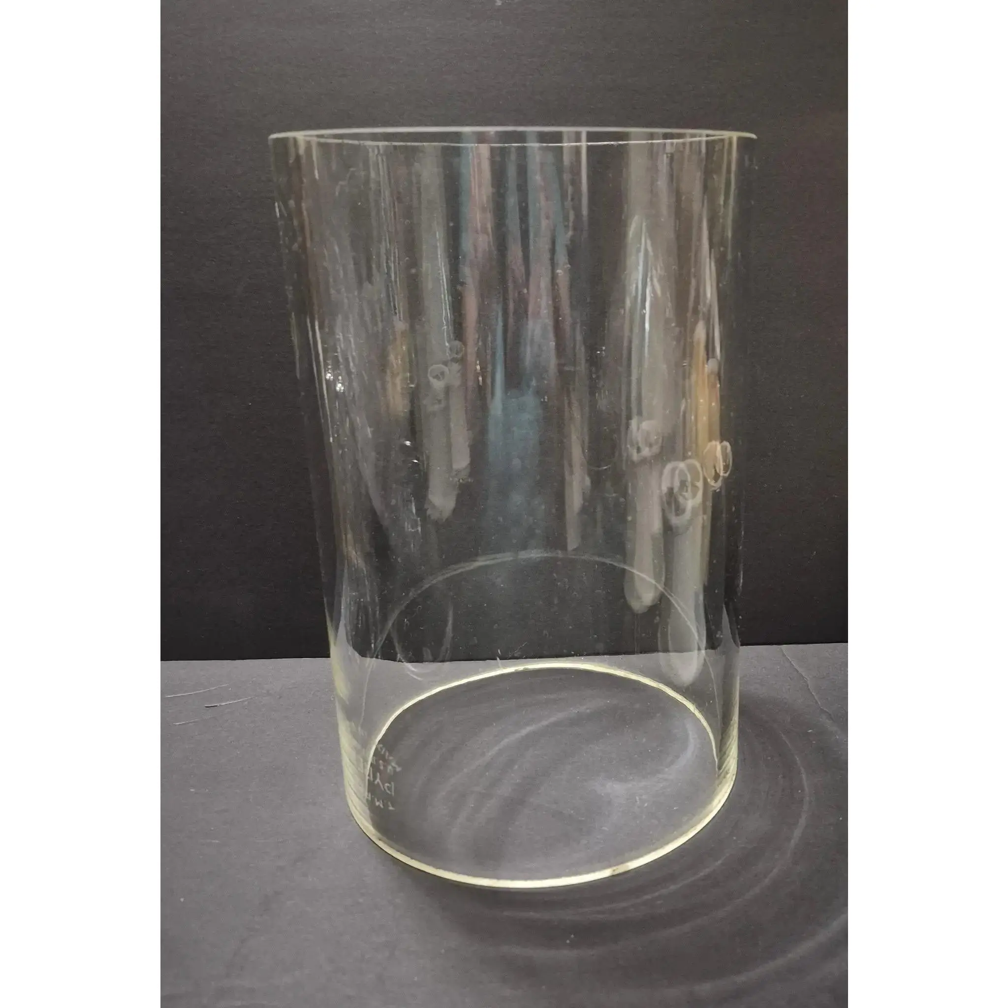 33233 Large Borosilicate Glass Cylinder – 12" Tall, 6" Wide