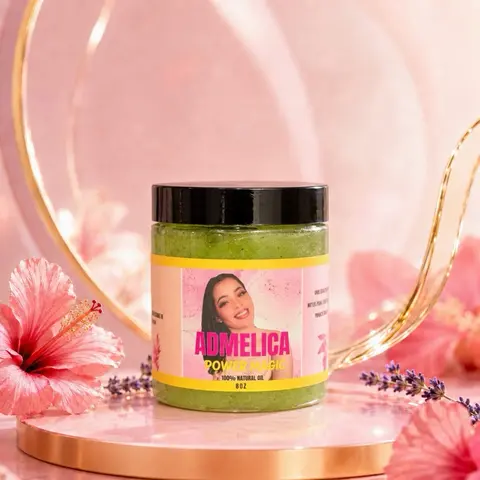 Hair Pommade 8 oz 100% Natural Oil, Green Color, Moisturizing and Nourishing Formula for Healthy Hair Care