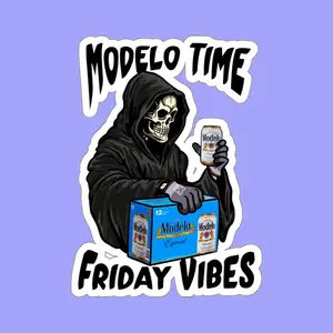 Drinking Fridays vibes Stickers
