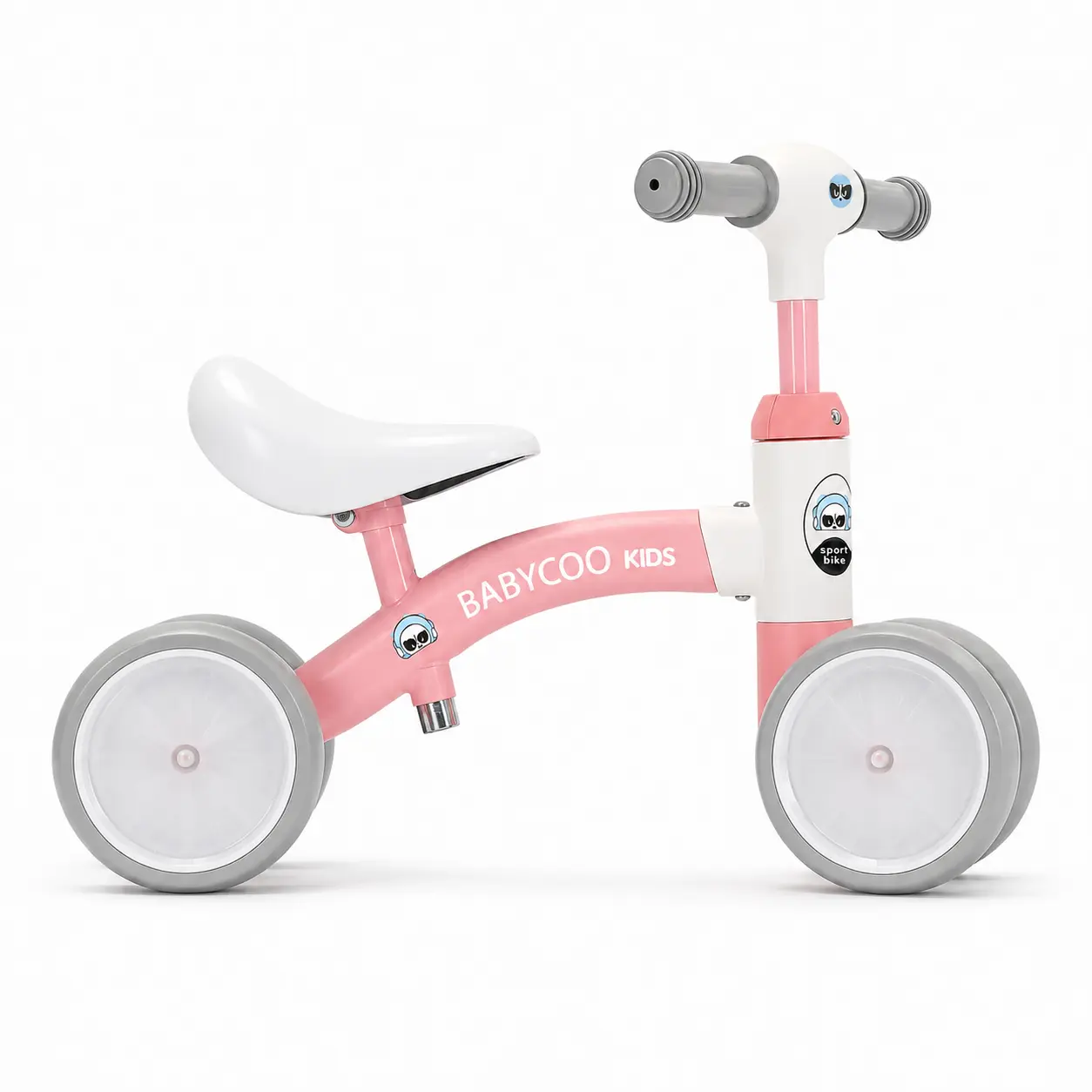 Toddler Balance Bike for 1-3 Year Olds, Unisex Steel Ride-On Toy, 5 lbs Lightweight Smooth Slider, Adjustable Soft Comfy Seat, Sturdy Easy-to-Carry Walker for Balance & Coordination Training (Indoor/Outdoor Play), 5 Pounds