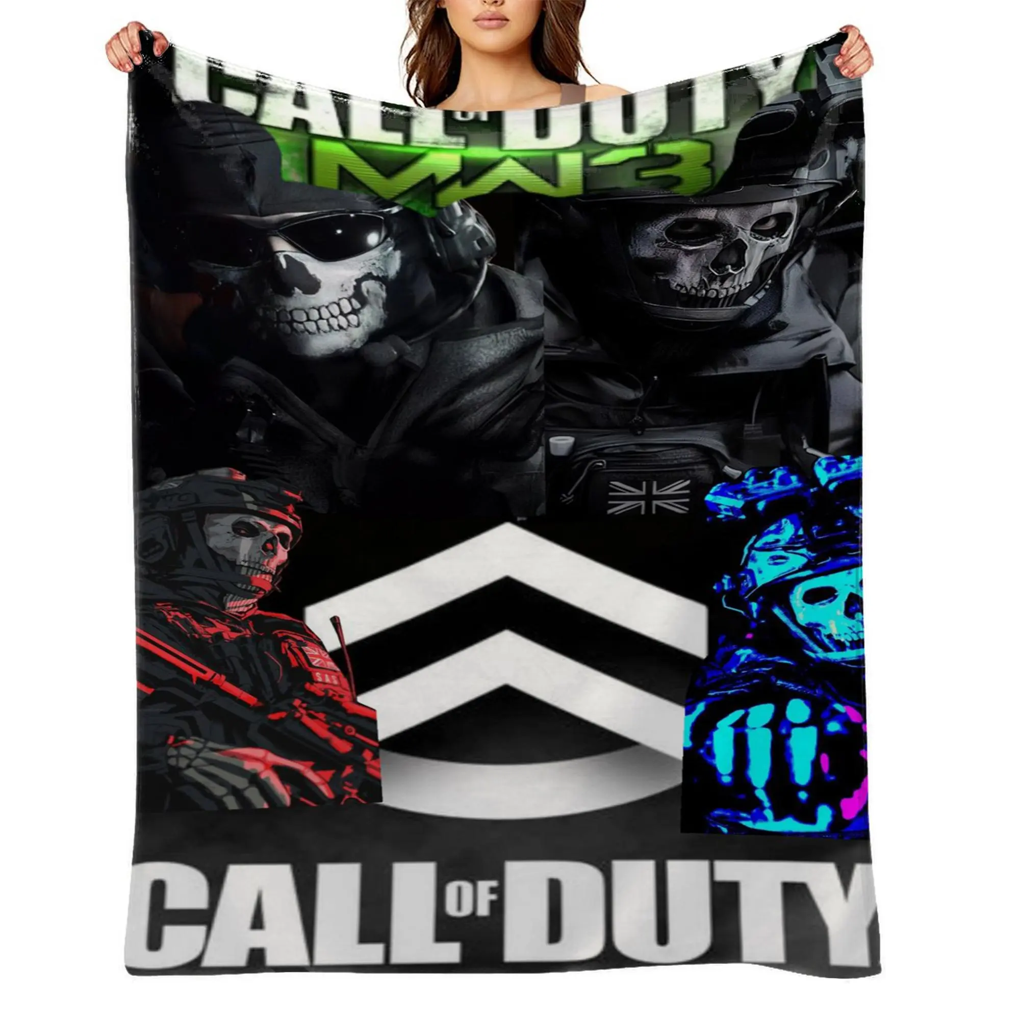 Call of Duty Ultra Soft Flannel Fleece Blanket | Cozy Lightweight Throw Blanket for Couch, Sofa, Bed & Travel a-175
