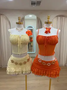 Bonita Mini Skirt Set (Built in Shorts)