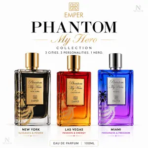 EMPER Phantom My Hero Collection Eau De Parfum 100ML for Men - New York, Las Vegas, Miami Editions
