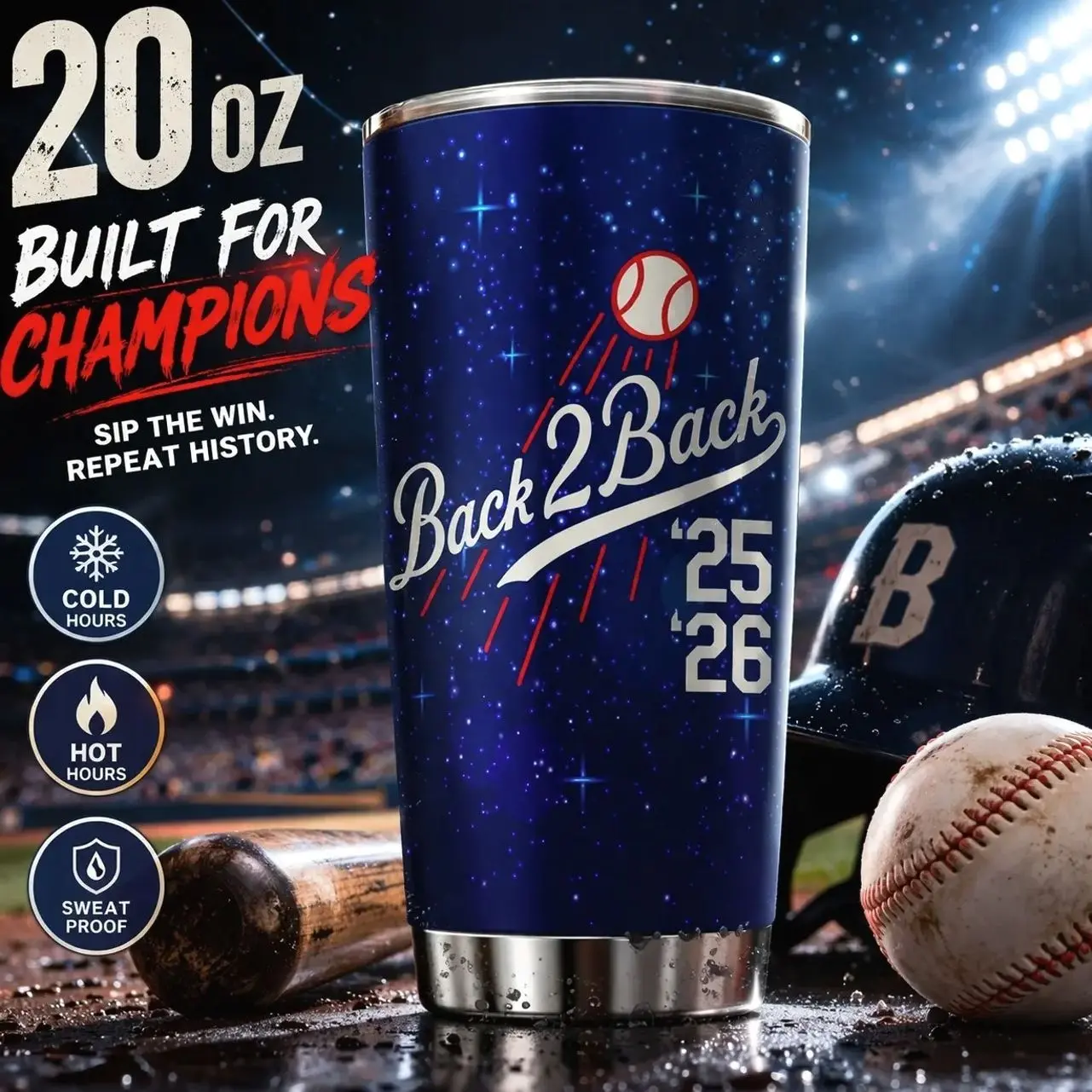 20oz stainless steel insulated tumbler with lid and straw, Flasks, Insulated Drinkware, baseball design travel mug, double wall hot cold cup for sports fans, Christmas, birthday gifts